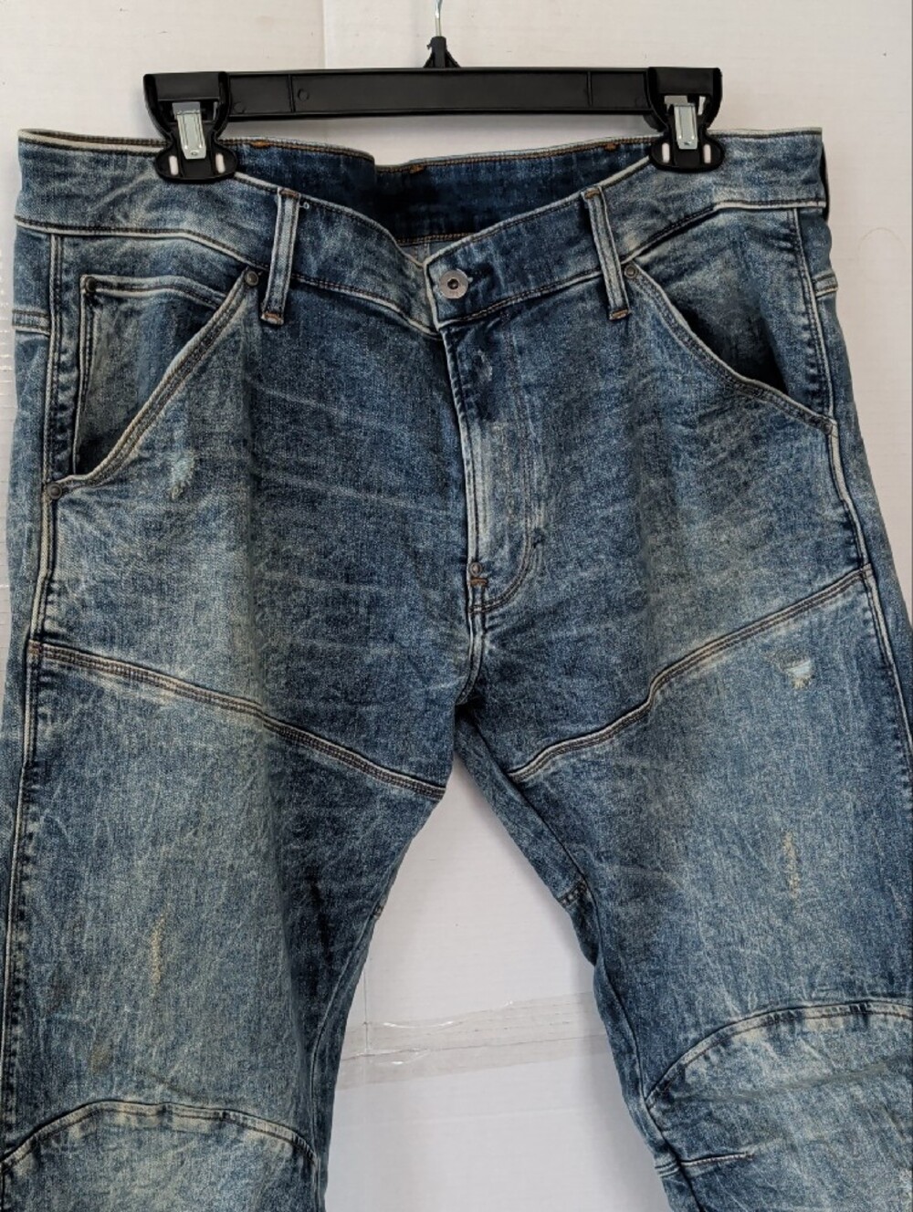 G-Star Raw 5620 3D Skinny  Men's Blue Jeans SZ 38 X 34" Grunge Streetwear - Picture 2 of 13